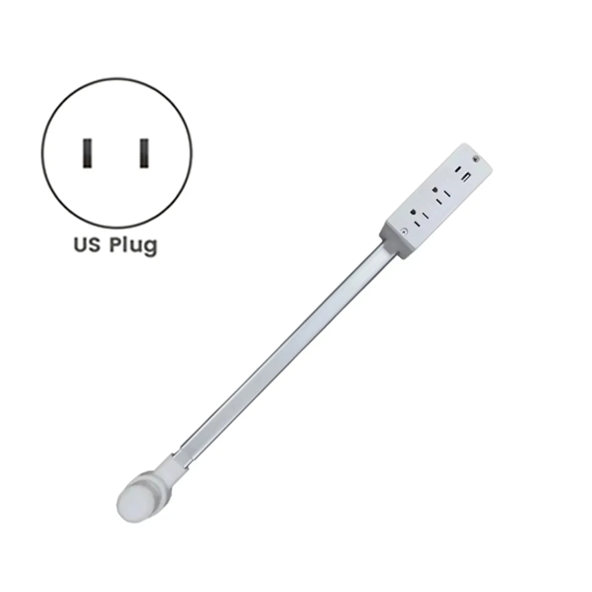 Electrical Outlet Extender Features USB-A USB-C and 2 Ac Outlets Access Hard-To-Reach Outlets for Office Home US Plug